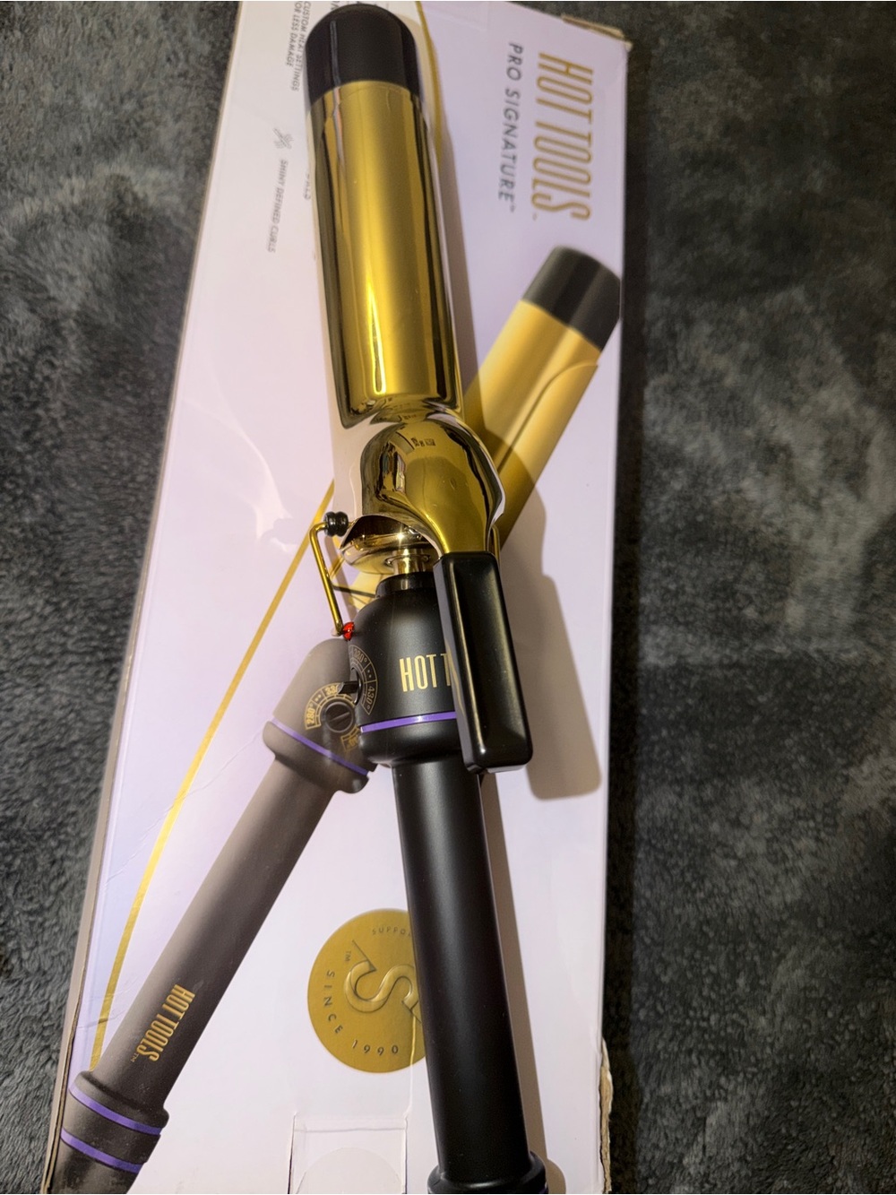Hot Tools Gold Curling Iron - Professional 1.5”Hair Curler
